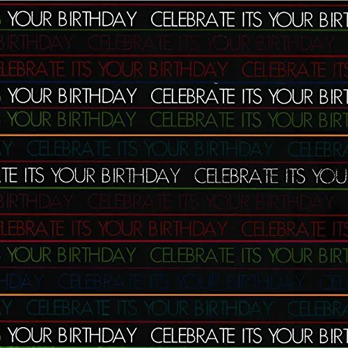 Luxury Birthday Gift Wrap 3m