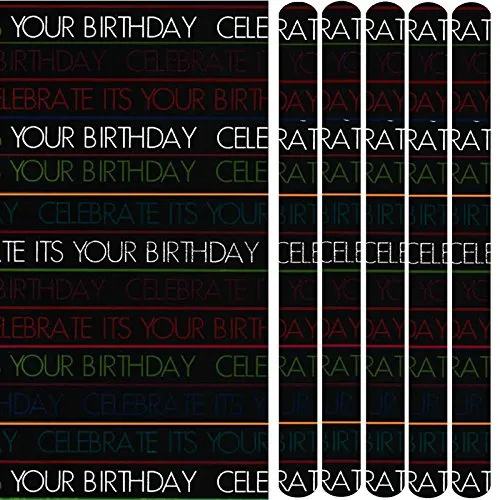 Luxury Birthday Gift Wrap 3m