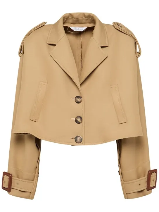 Max Mara   Azzorre wool blend cape 