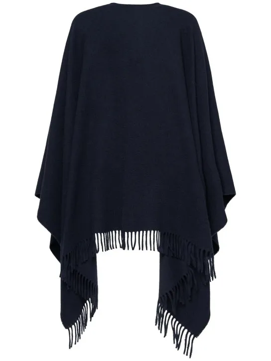 Max Mara   Martora wool blend cape 