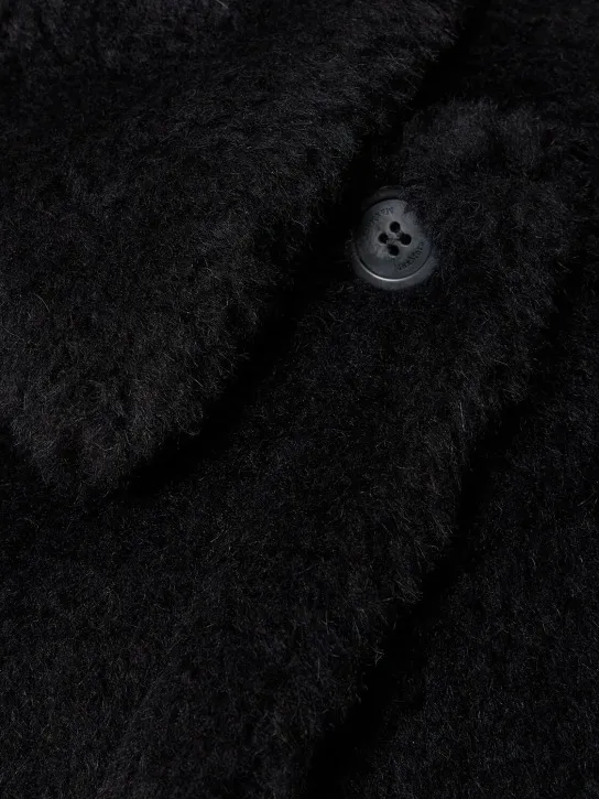 Max Mara   Tebe1 alpaca &amp; wool teddy cape 