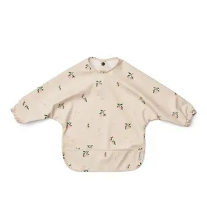 Merle cap bib - Peach / sea shell mix