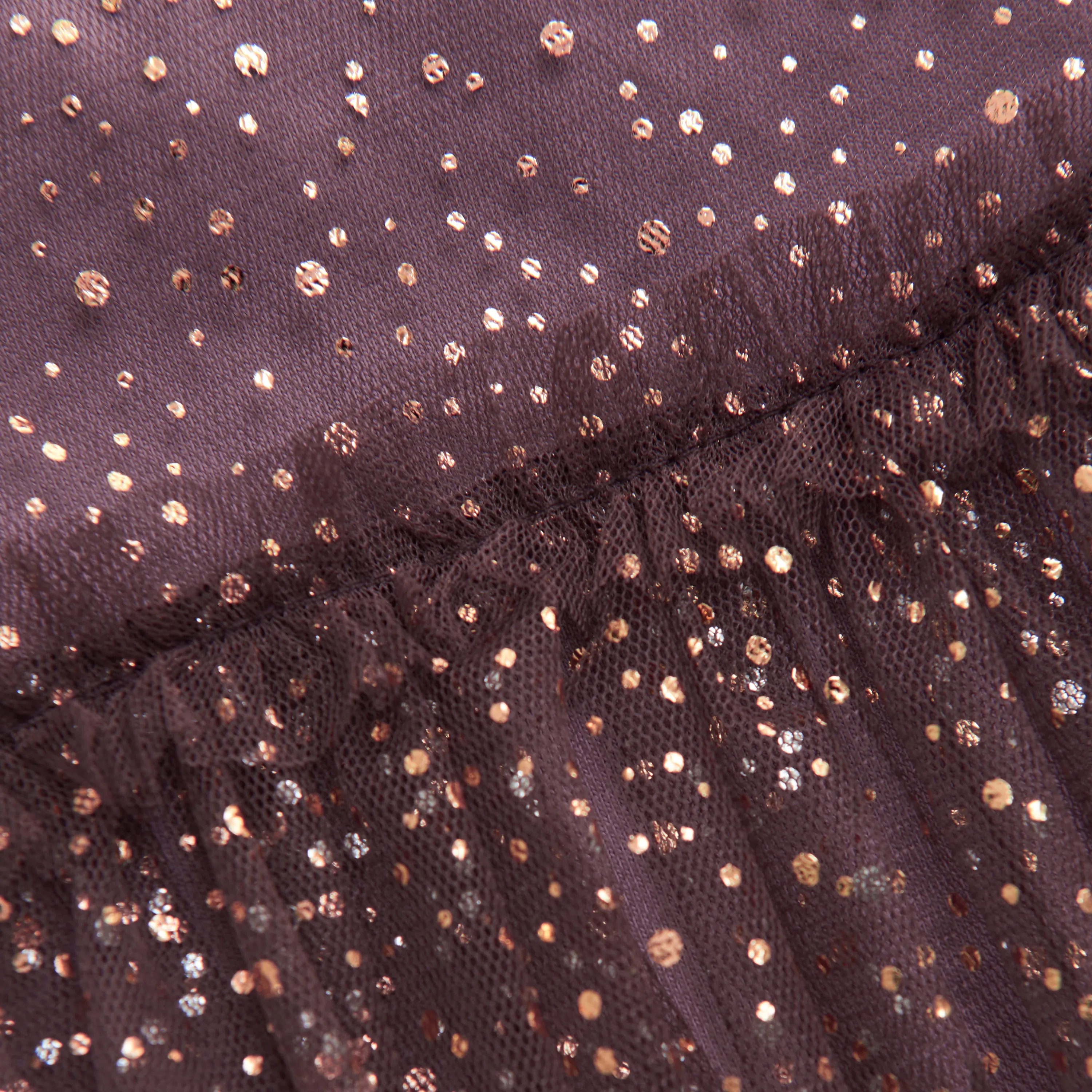 Mesh Glitter Skirt- Sea Fog