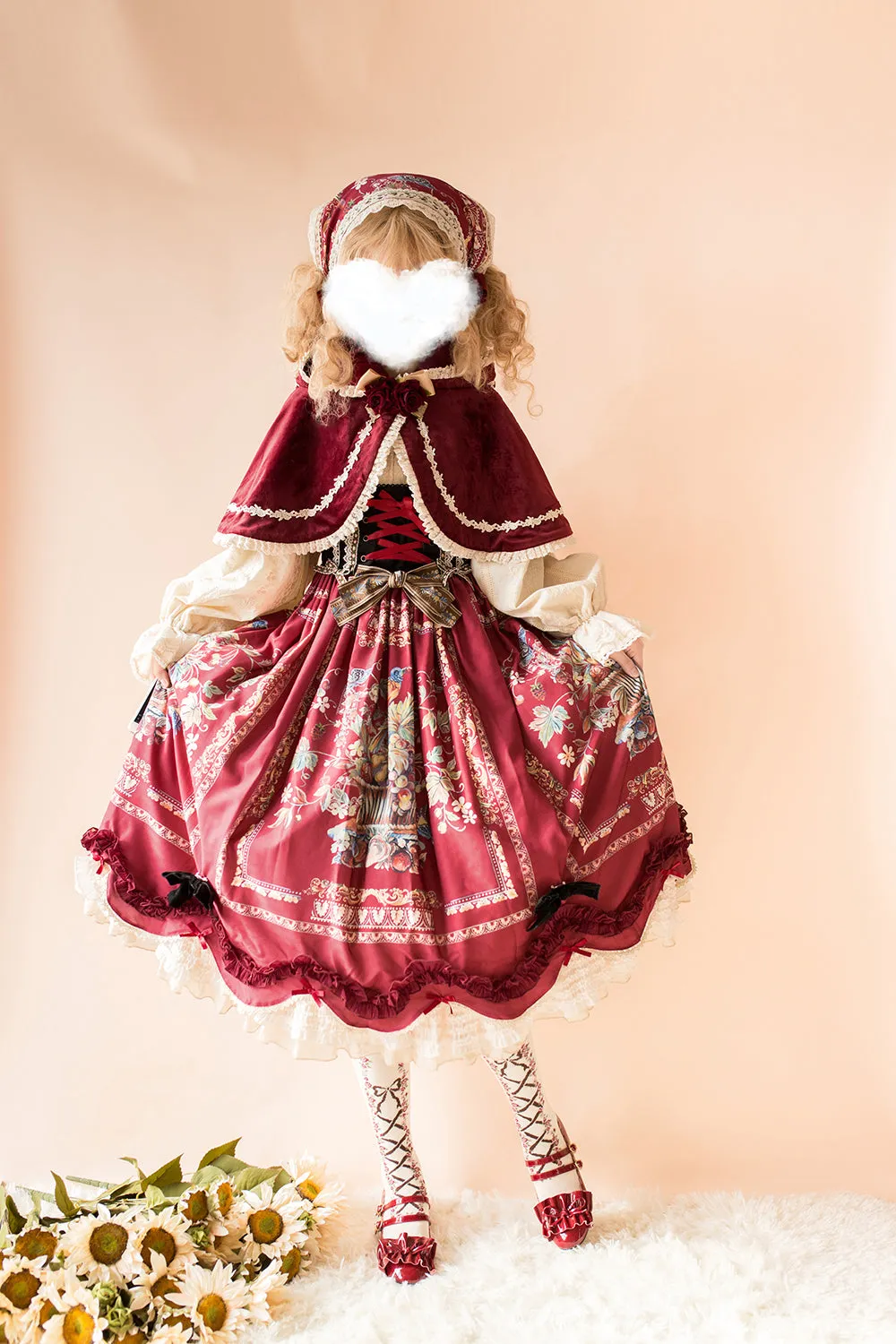 Miss Point~Praise of Abundance~Bavarian Style Lolita Velvet Hooded Cape