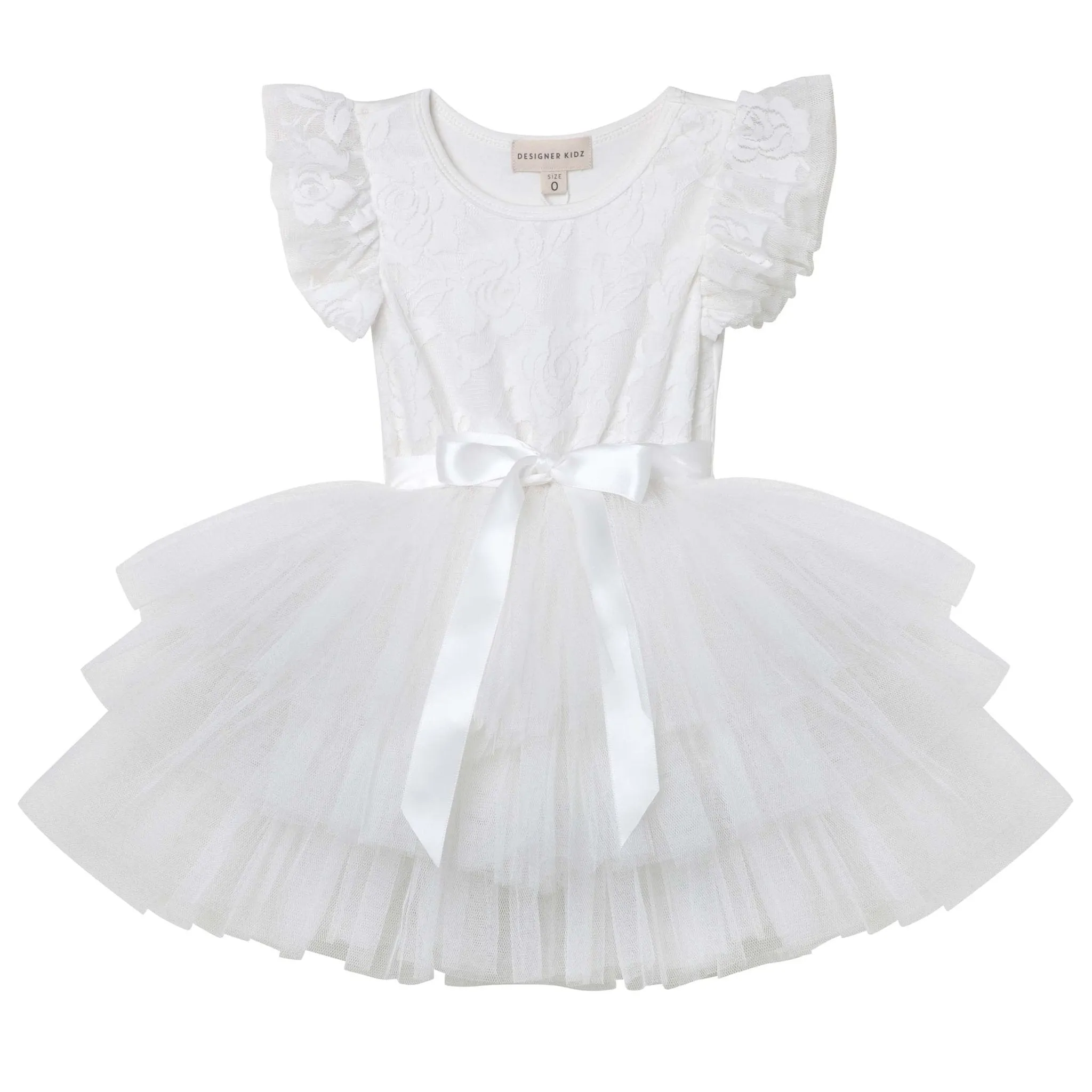 My First Lace Tutu S/S - Ivory