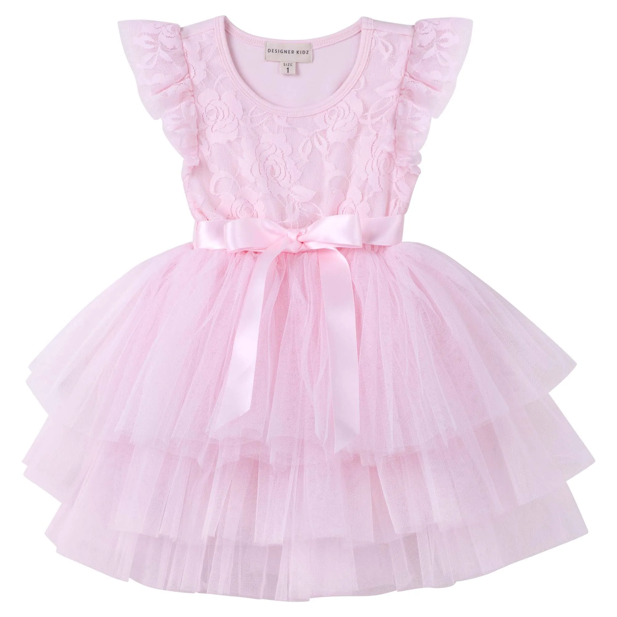 My First Lace Tutu S/S - Pink