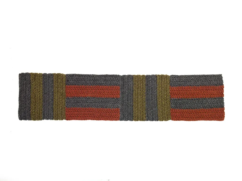 Neck's Best Thing Color Blocks Scarf (Crochet)