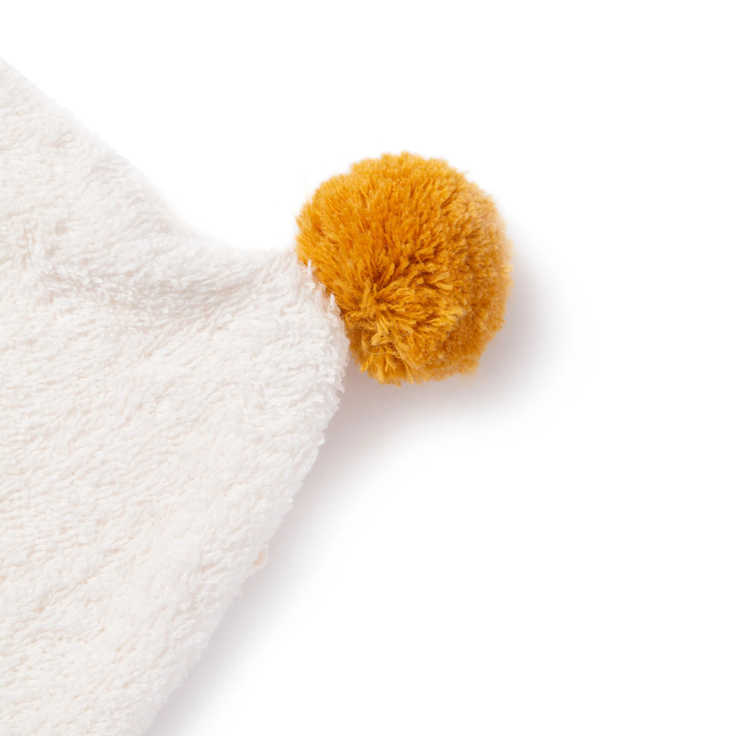 nobodinoz Cute Baby Bath Cape Natural