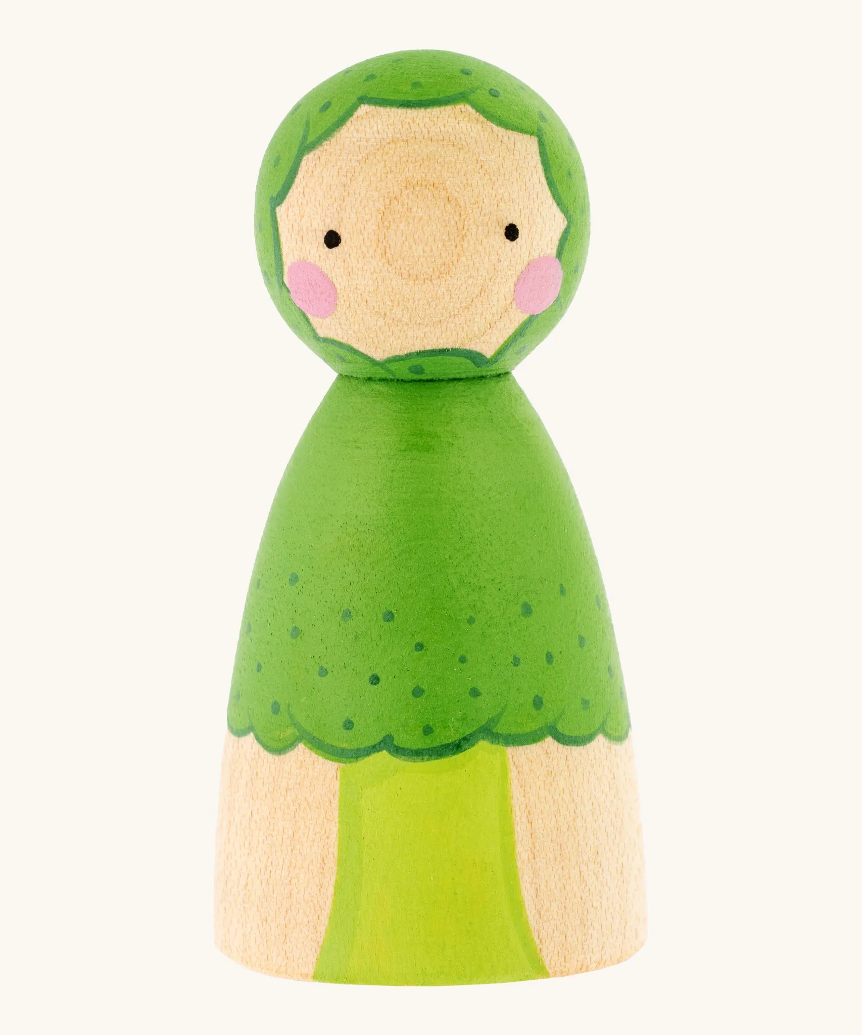 Peepul Broccoli Peg Doll