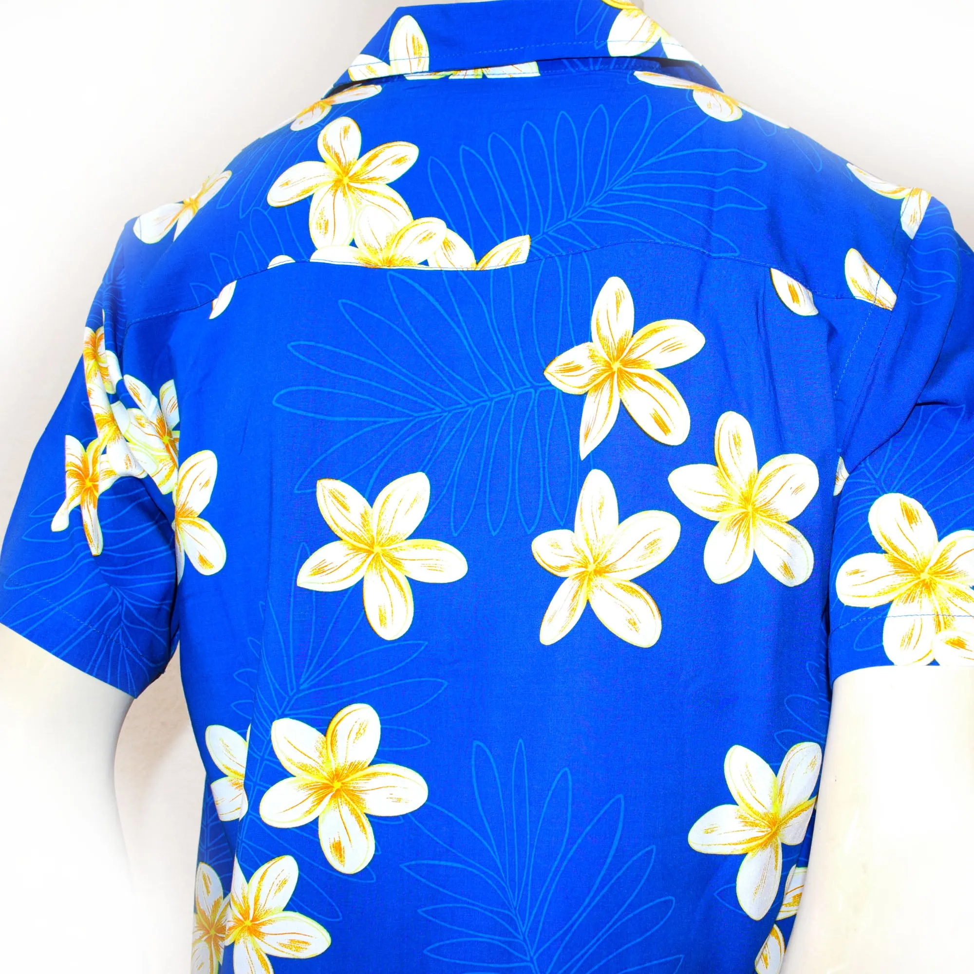 Plumeria Men's Aloha Shirt (Rayon)