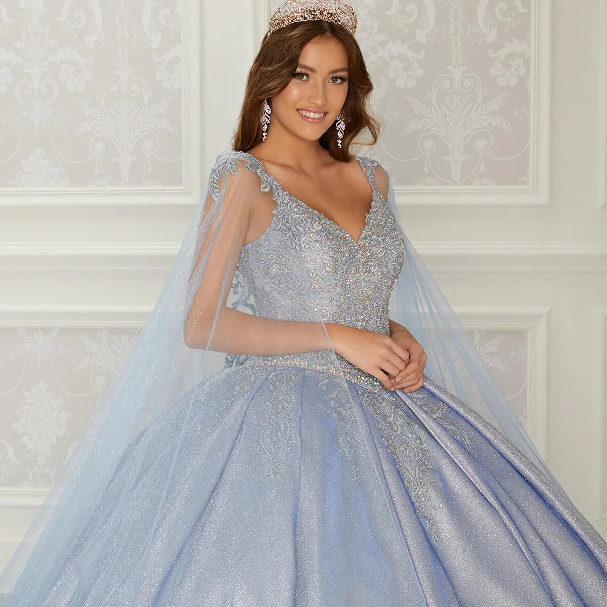 Princesa by Ariana Vara  Dress PR22141Cape