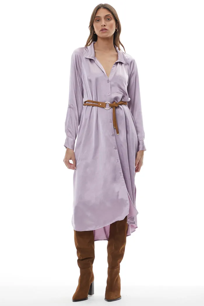 Scarlet Shirt Dress // Elderberry ~ NO RETURNS