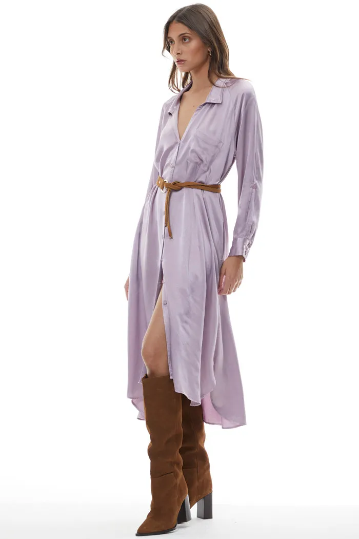 Scarlet Shirt Dress // Elderberry ~ NO RETURNS
