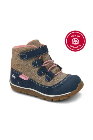 See Kai Run Girls Sam II in Brown/Navy