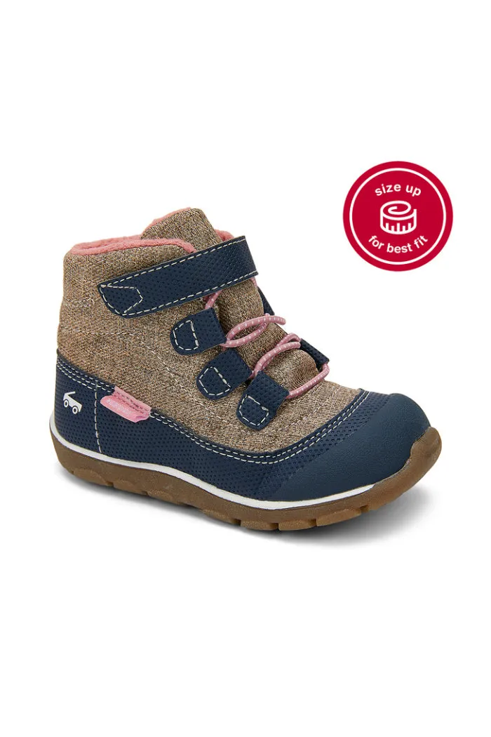 See Kai Run Girls Sam II in Brown/Navy