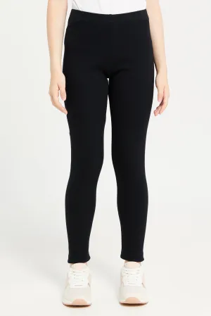 Senior Girls Black Leggings