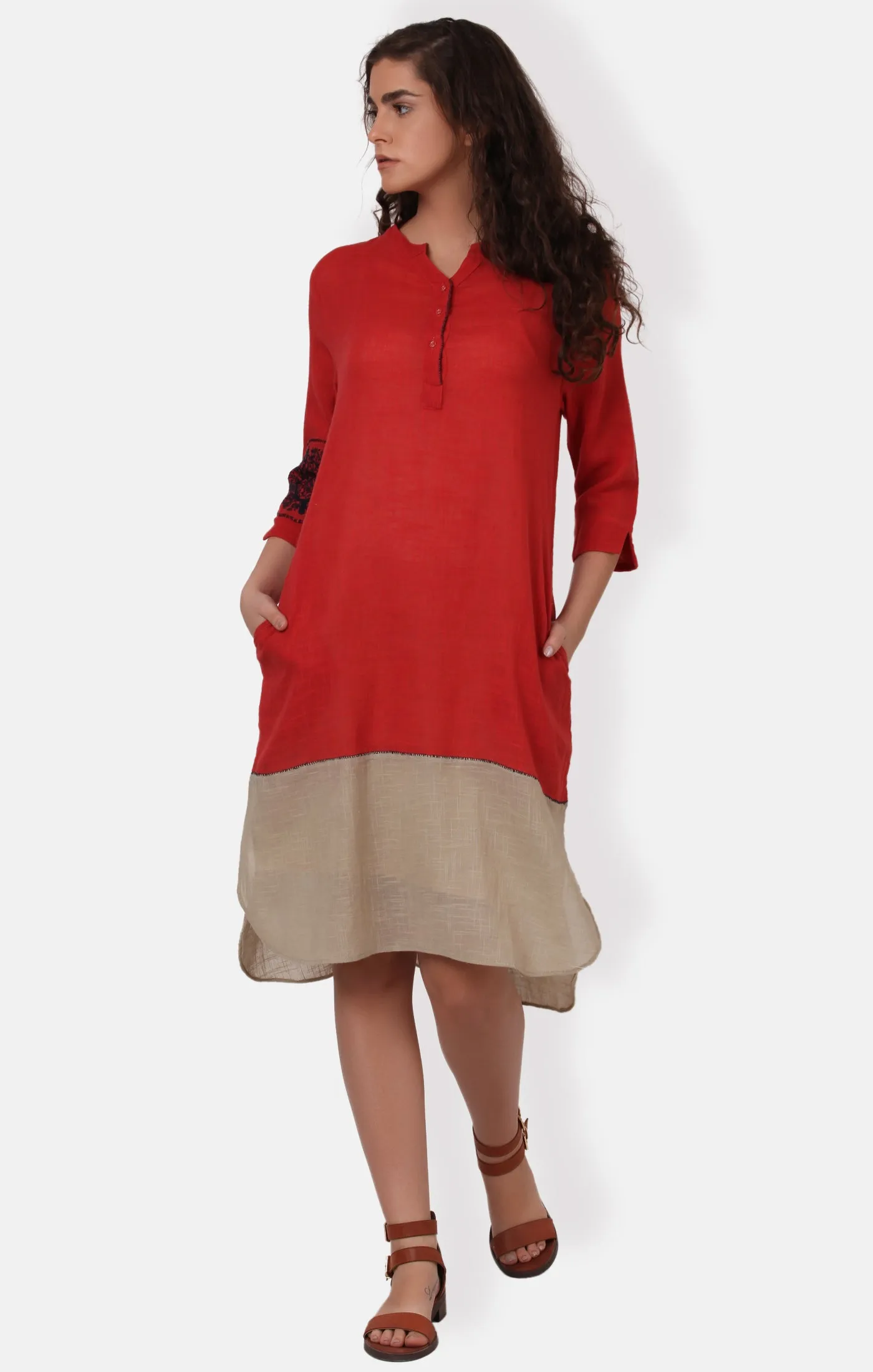 Shirt Dress Madder