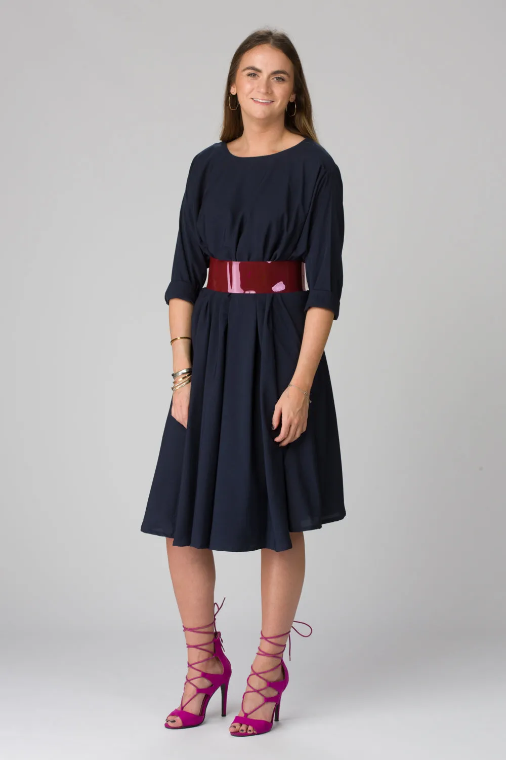 Shunka - Navy Crepe
