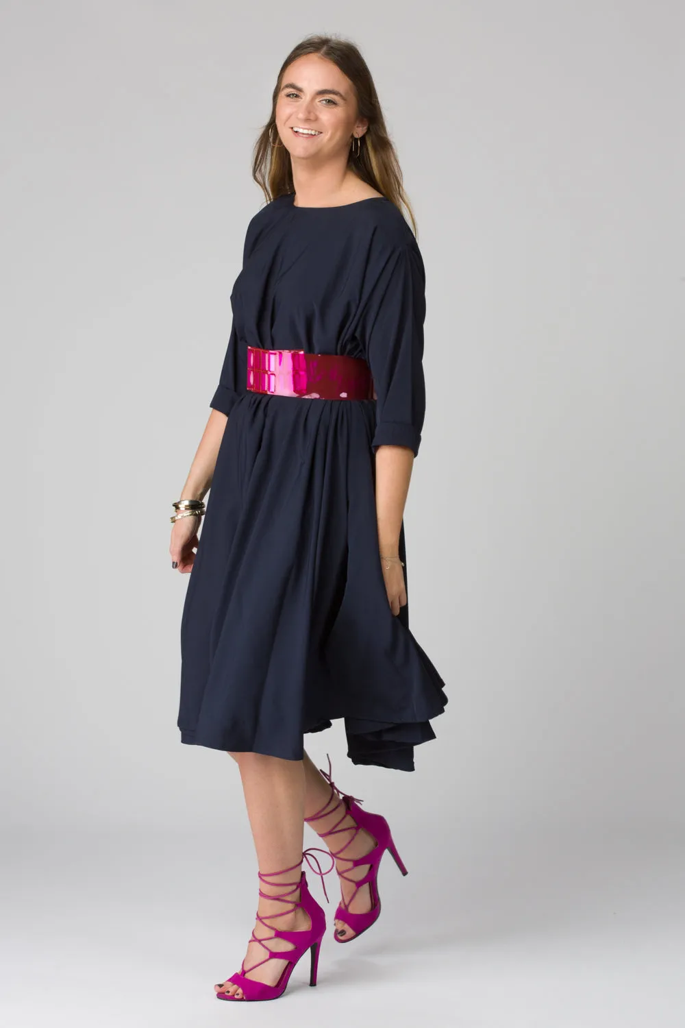 Shunka - Navy Crepe