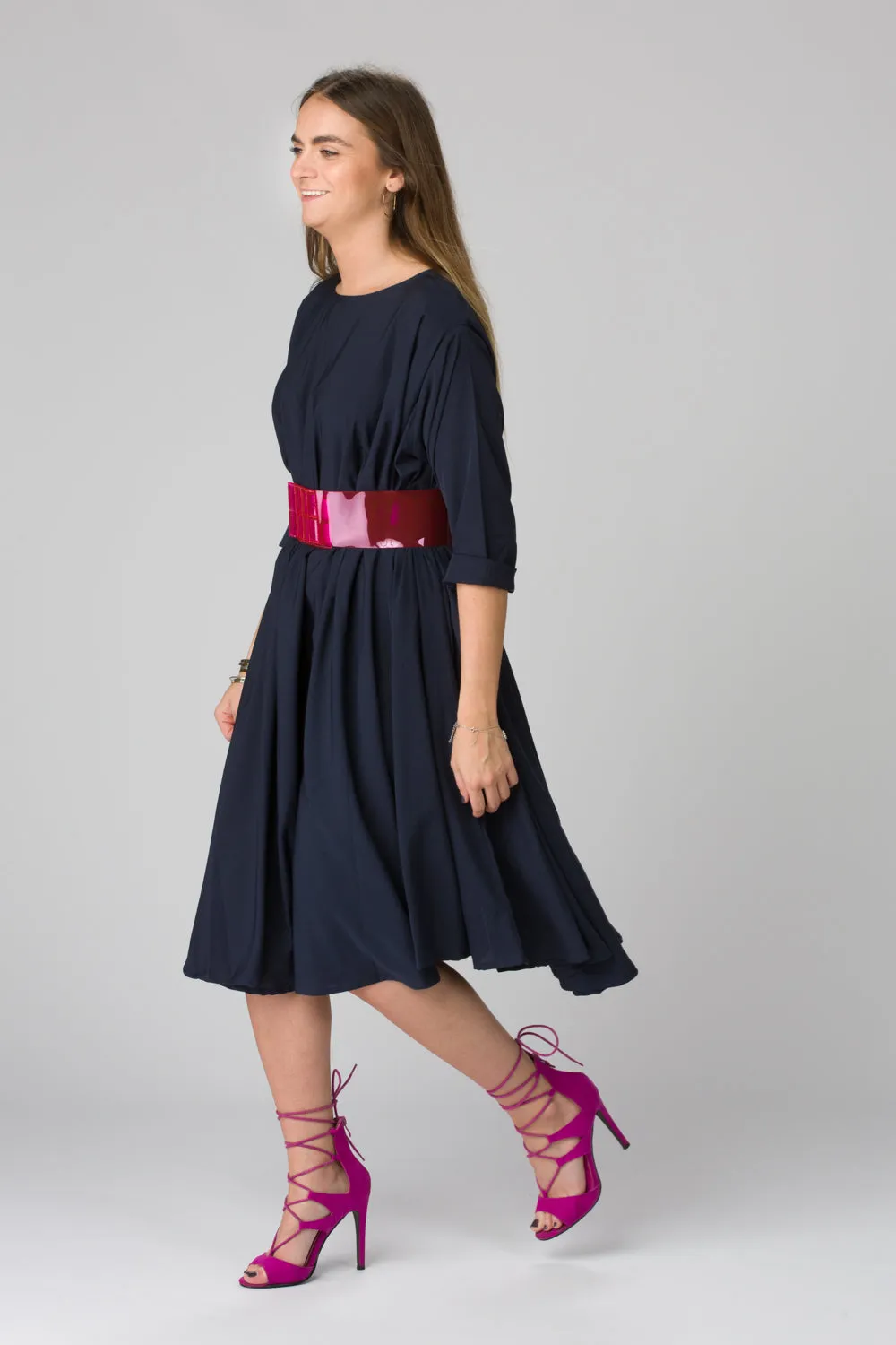 Shunka - Navy Crepe
