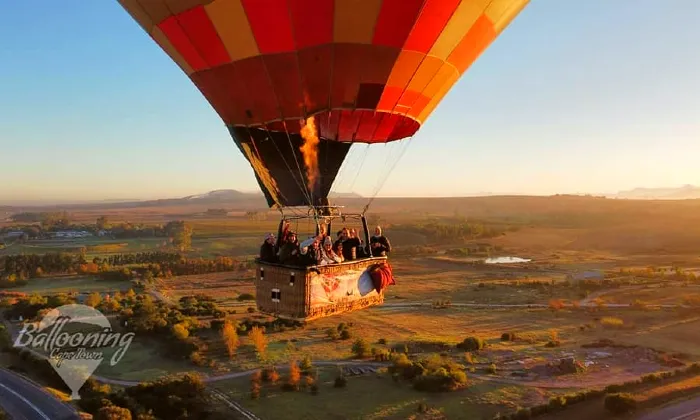 Sunrise Hot Air Balloon Experience including Breakfast with Ballooning Cape Town