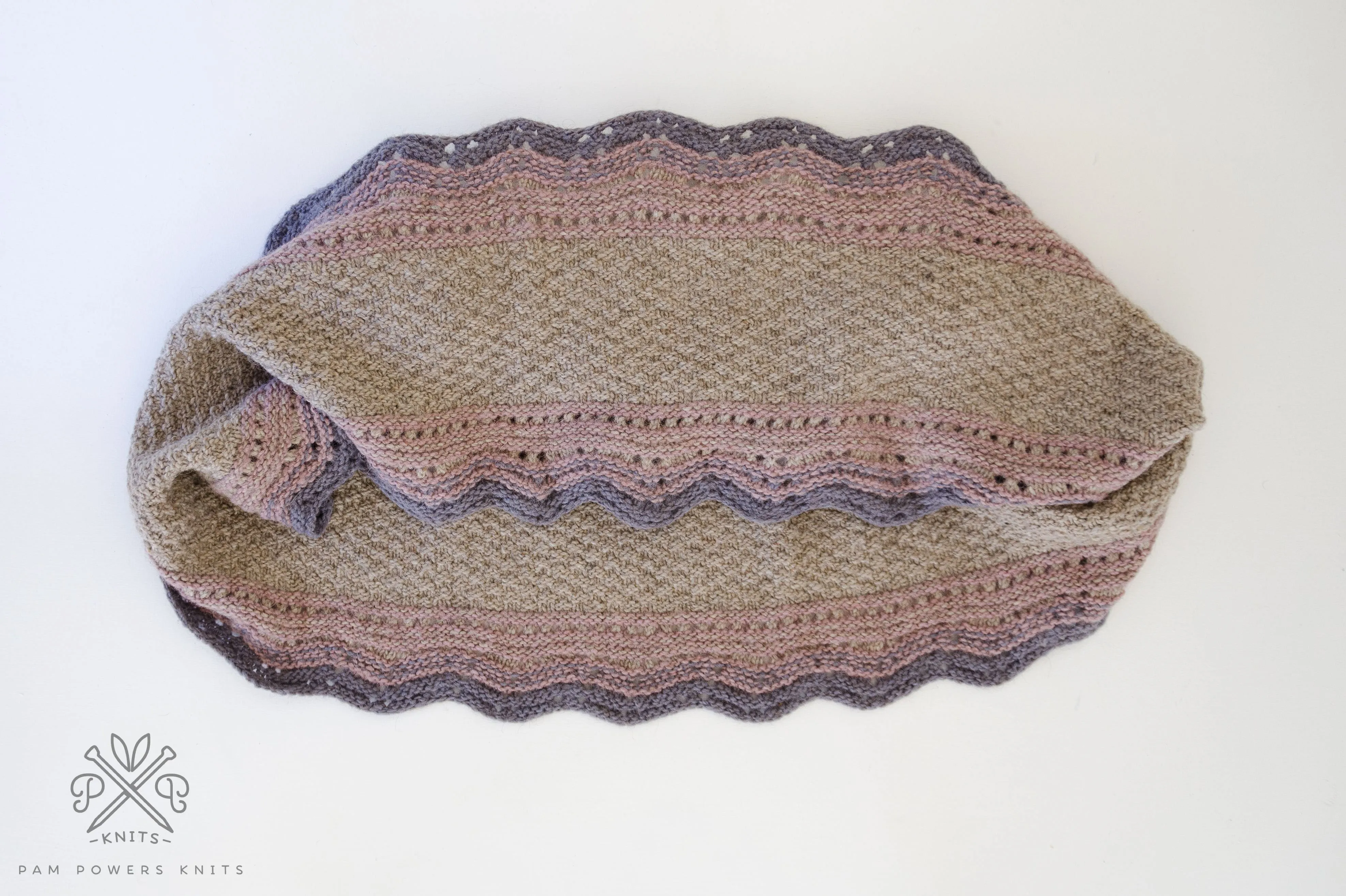 Vintage Lace Infinity PDF Knitting Pattern