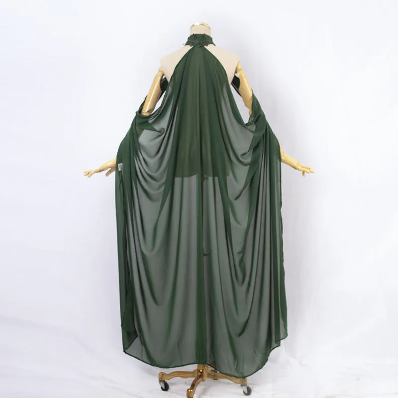 Women Medieval Cape Shawl Elven Cloak Renaissance Dress Fantasy Elven Cloak