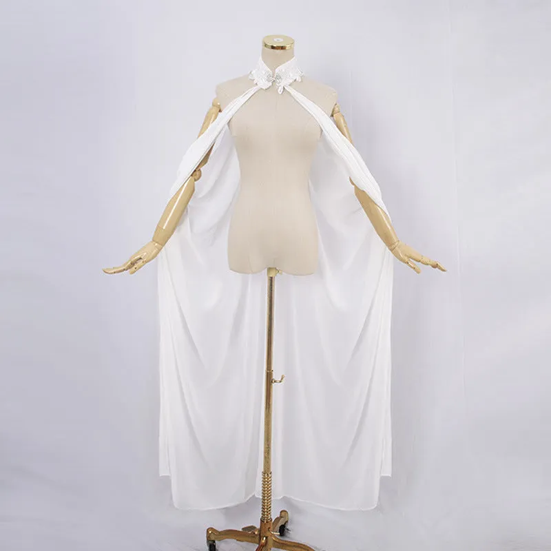 Women Medieval Cape Shawl Elven Cloak Renaissance Dress Fantasy Elven Cloak