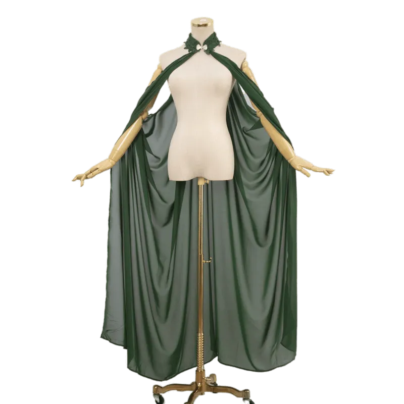 Women Medieval Cape Shawl Elven Cloak Renaissance Dress Fantasy Elven Cloak